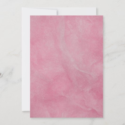 Boho rose faire-part de mariage (Dos)