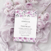 Boho rose Faire-part de mariage floral