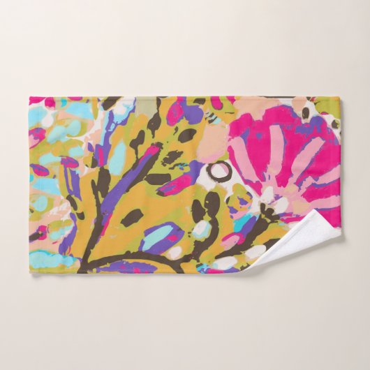 Boho rose I floral (Serviette à main)