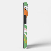 Boho Rose Orange Vert Tough Coque (Verso / Droite)