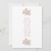 Boho rose Pampas Grass Baby shower Invitation fill (Dos)