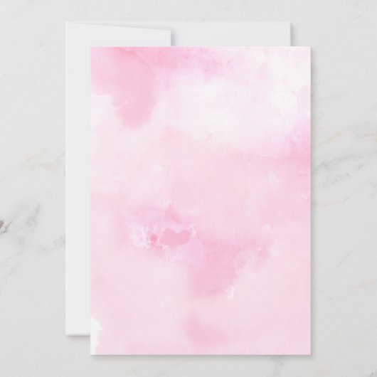 Boho Roses Hydrangeas Floral Wedding Invitations (Dos)