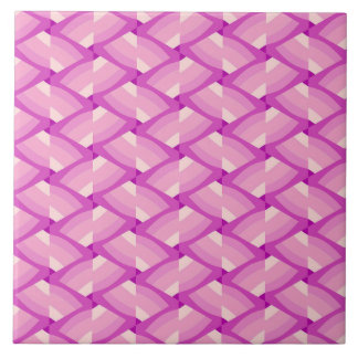Boho Roze Geometrische Mid-Century Modern Tegeltje