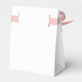 Boho roze kerstbomen Baby shower Bedankdoosjes (Achterkant)