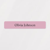 Boho roze Kinder waterdichte naamlabels Labels (Design 2)