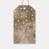 Boho roze pampas gras verjaardagsfeestje gunst cadeaulabel (Achterkant)