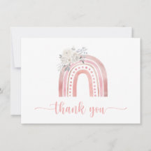 Boho Roze Regenboog met Witte Rozen