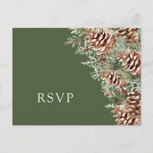 Boho RSVP Wedding Briefkaart (Voorkant)
