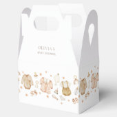 Boho Rustic Babykleding Baby shower Bedankdoosjes (Geopend)