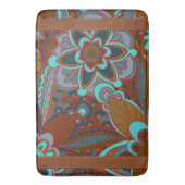 Boho, Rustic Bath Rug Badmat (Voorkant Verticaal)