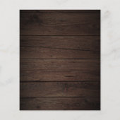 Boho Rustic Beige Flowers Vrijgezellenfeest Flyer (Achterkant)