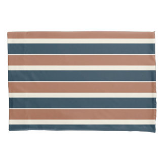 Boho Rustic en Navy Stripes Kussensloop