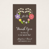 Boho Rustic Floral Mariage (Dos)