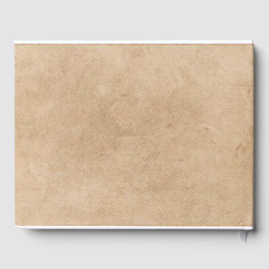 Boho Rustic Floral Mariage Livre d'invité (Verso)