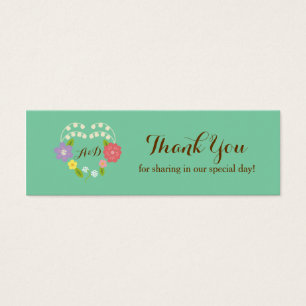 Boho Rustic Floral Wreath Mariage (Monnaie)
