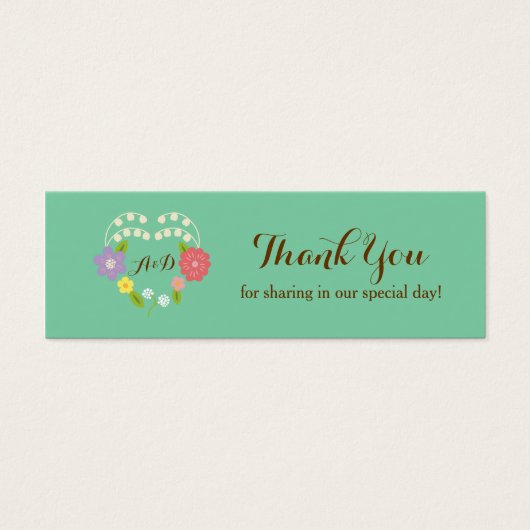 Boho Rustic Floral Wreath Mariage (Monnaie) (Devant)
