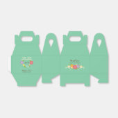 Boho Rustic Floral Wreath Wedding (Mint) Bedankdoosjes (Uitgevouwen)