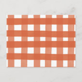 Boho Rustic Pumpkin Boks voor Baby Kaart (Achterkant)