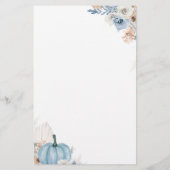 Boho Rustic Pumpkin Herfst Baby shower Baby Face (Achterkant)