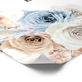 Boho Rustic Pumpkin Het is een Herfst Welkomstteke Poster (Hoek)