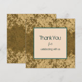 Boho Rustic Spat Teal Kaderontwerp (Voorkant / Achterkant)