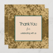 Boho Rustic Splatter Blauwgroen Lijst Design (Voorkant / Achterkant)