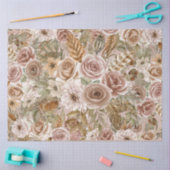 Boho rustiek Bloemen Decoupage Tissue Papier (Craft)