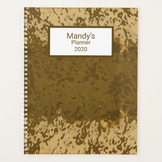 Boho rustiek ontwerp planner (Voorkant)