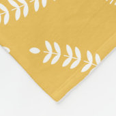 Boho Rustieke Bloemenkrans Folk Art Pattern Fleece (Hoek)