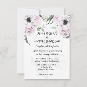 Boho Rustieke Elegante Bloemen Huwelijk Save the D Date