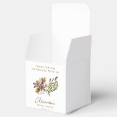 Boho Rustieke Natuur Botanische Aangepaste Bruidsd Bedankdoosjes (Geopend)