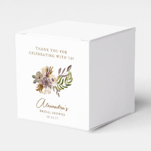 Boho rustieke Natuur Botanische Aangepaste Vrijgez Bedankdoosjes