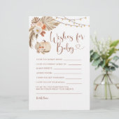 Boho rustieke pompoen Herfst in liefde wensen voor (Staand voorkant)