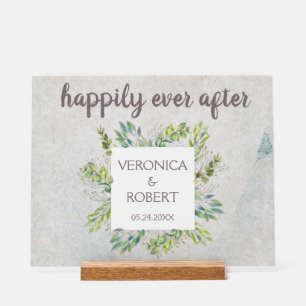 Boho Rustique Eucalyptus Greenery Réception de mar