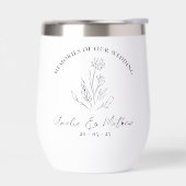 Boho Rustique Floral Eucalyptus Souvenirs Mariages (Gauche)