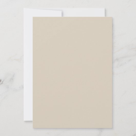 Boho rustique script floral Enregistrer la carte d (Dos)