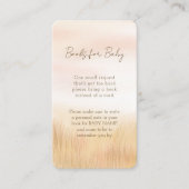 Boho Safari Giraffe Baby shower Boek Aanvraag Informatiekaartje (Voorkant)