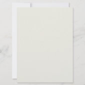 Boho Safari Invitation d'anniversaire (Dos)