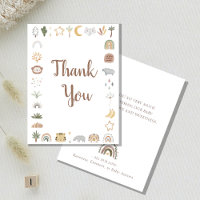 Boho Safari Waterverf Baby shower