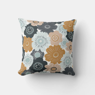 Boho Sage Botanische Patroon Illustratie Kussen