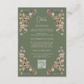 Boho Sage Detail Kaart (Voorkant)