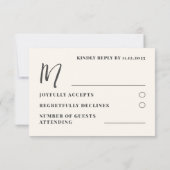 Boho Sage Green Eucalyptus Wedding RSVP Kaartje (Achterkant)