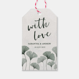 Boho Sage Green Wedding Favor Gift Labels Cadeaulabel