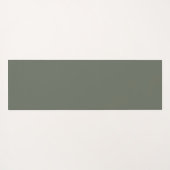 Boho Sage Groene Mandala Aangepaste Naam Yoga Mat (Achterkant (horizontaal))