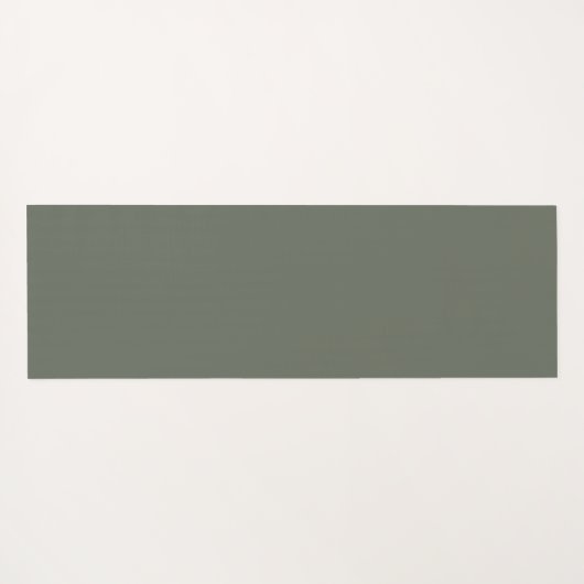 Boho Sage Groene Mandala Aangepaste Naam Yoga Mat (Achterkant (horizontaal))