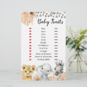 Boho Sage Groene Safari Oh Boy Baby trekjes spel (Staand voorkant)