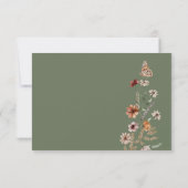 Boho Sage RSVP Kaart (Achterkant)