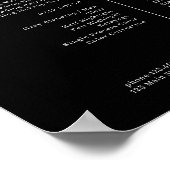 Boho Salon Price List Poster (Hoek)