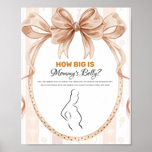 Boho schattige kleine taart op de weg baby shower  poster (Voorkant)