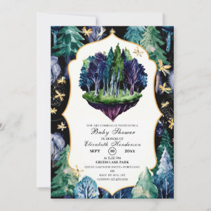 Boho Schattige Woodland Baby shower Kaart